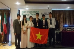 Học sinh Trường THPT chuyên Lam Sơn đã đạt Huy chương Bạc Quốc tế môn Sinh học