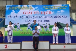 Thanh Hóa giành 13 huy chương vô địch các CLB Karatedo toàn quốc