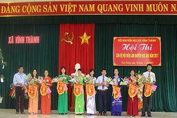 Vĩnh Thành (Vĩnh Lộc) tổ chức hội thi Cán bộ, hội viên làm khuyến học giỏi