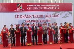 Agribank bàn giao công trình Trạm y tế xã Quảng Phú