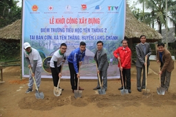 Khởi công xây dựng 6 phòng học ‘Vì trẻ em vùng cao’ tại xã Yên Thắng