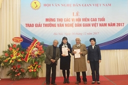 Tác giả Cao Sơn Hải giành giải Nhất công trình văn nghệ dân gian năm 2017