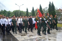 An táng hài cốt liệt sỹ hy sinh tại Lào