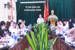 Giám sát công tác quản lý Nhà nước về phát triển du lịch tại huyện Quảng Xương