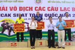 Thanh Hóa đứng Nhì tại Giải vô địch các CLB Pencat Silat toàn quốc năm 2018