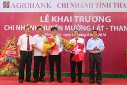 Khai trương Agribank Mường Lát và Agribank Quan Sơn