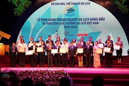 85 đơn vị đạt giải thưởng Du lịch Việt Nam năm 2018