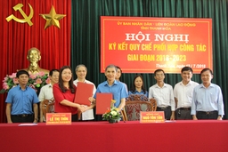 UBND tỉnh và LĐLĐ tỉnh ký kết quy chế phối hợp