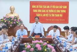 Bộ trưởng Trần Tuấn Anh làm việc với tỉnh Thanh Hóa