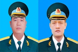 Bộ trưởng Bộ Quốc phòng truy thăng quân hàm cho 2 phi công