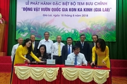 Phát hành đặc biệt bộ tem “Động vật Vườn Quốc gia Kon Ka Kinh”