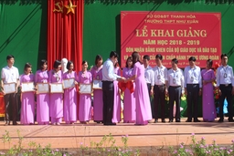 Trường THPT Như Xuân: Phấn đấu giữ vững danh hiệu trường đạt chuẩn Quốc gia.