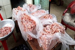 Bắt quả tang cơ sở chế biến thực phẩm bẩn