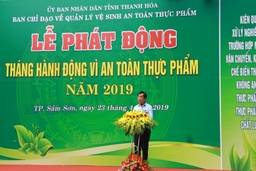 Thanh Hóa phát động “Tháng hành động vì an toàn thực phẩm” năm 2019