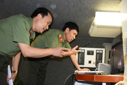 Các lực lượng công an đảm bảo ANTT cho ngày đại lễ