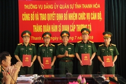 Đại tá Lê Văn Diện giữ chức danh Chỉ huy trưởng Bộ Chỉ huy Quân sự Thanh Hóa