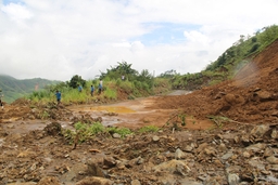 Nhiều tuyến đường ở Thanh Hóa bị sạt lở, hư hỏng ước thiệt hại 110 tỷ đồng