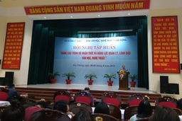 Nâng cao trình độ nhận thức và năng lực quản lý, lãnh đạo văn học nghệ thuật