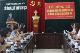 Tiến sĩ Đỗ Quang Trọng giữ chức vụ Phó Giám đốc Sở VH,TT&DL Thanh Hóa