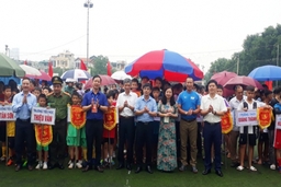 Hơn 1.000 VĐV tham gia Giải bóng đá Hội khỏe Phù Đổng TP Thanh Hóa lần thứ X