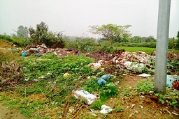TP Thanh Hóa: Phế thải xây dựng đổ bừa bãi
