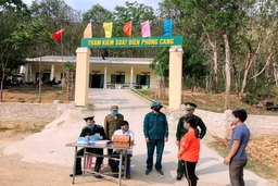 BĐBP tỉnh Thanh Hóa chốt chặn biên giới quyết không để dịch bệnh lây lan