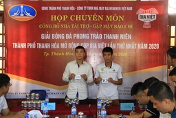 Sắp diễn ra Giải bóng đá thanh niên TP Thanh Hóa mở rộng Cúp Bia Việt 2020