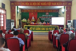 Đại hội Đại biểu Đảng bộ xã Hòa Lộc nhiệm kỳ 2020 - 2025