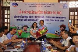 Đội bóng đá U11 Việt Hùng TP Thanh Hóa xuất quân tham gia Giải vô địch bóng đá nhi đồng toàn quốc 2020
