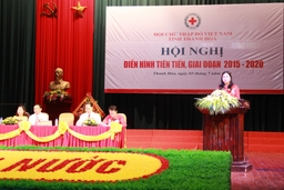 Hội Chữ thập đỏ tỉnh Thanh Hóa tổ chức hội nghị điển hình tiên tiến giai đoạn 2015 - 2020