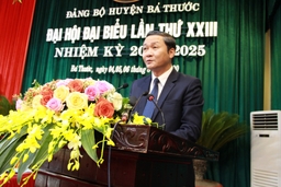 Đại hội đại biểu Đảng bộ huyện Bá Thước lần thứ XXIII, nhiệm kỳ 2020 - 2025