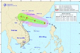 Áp thấp nhiệt đới trên biển Đông mạnh lên thành bão số 4