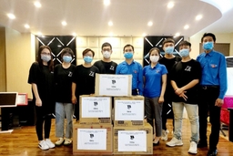 Gửi tặng 500 mặt nạ chống giọt bắn cho Thành Đoàn TP Hội An