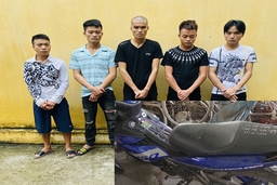 Bắt nhóm đối tượng cướp tài sản trên đường Hồ Chí Minh