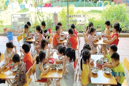 Hỗ trợ ăn trưa, tạo “lực đẩy” cho giáo dục mầm non