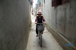 Độc đáo những con ngõ siêu nhỏ ở xã Ngư Lộc