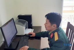 Đại úy Vũ Đức Long, tấm gương sáng trong học tập, công tác