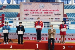 Thanh Hóa giành 3 huy chương tại giải Vô địch Võ cổ truyền toàn quốc 2021