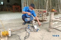 Chàng thanh niên trẻ với niềm đam mê tre, luồng