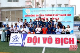 Đội phường Ba Đình vô địch Giải bóng đá nam TP Thanh Hóa - Cúp FLB 2022