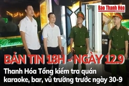 Báo Thanh Hóa điện tử ra mắt Bản tin thời sự 18h hằng ngày