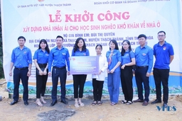 Đoàn Khối Cơ quan và Doanh nghiệp tỉnh khởi công xây dựng nhà nhân ái cho học sinh nghèo