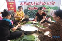 Hấp dẫn bánh lá răng bừa Xuân Lập