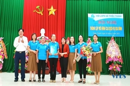 Hội LHPN huyện Thiệu Hóa: Ra mắt điểm mô hình Câu lạc bộ dịch vụ gia đình
