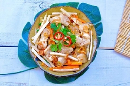 Ngó sen xào thịt 