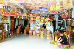 Làng nghề Mật Sơn hối hả vào vụ