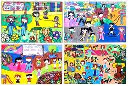 Những nét vẽ ngây thơ nhưng tràn đầy ý nghĩa