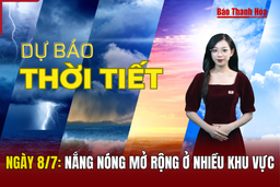 Dự báo thời tiết ngày 8/7: Nắng nóng mở rộng ở nhiều khu vực