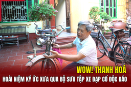 Hoài niệm ký ức xưa qua bộ sưu tập xe đạp cổ độc đáo