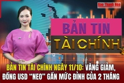 Bản tin Tài chính ngày 11/10: Vàng giảm, đồng USD “neo” gần mức đỉnh của 2 tháng